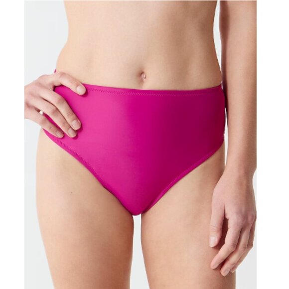 J.Crew High Rise Full Coverage Bikini Bottom Fuscia Pink Size XXL NWT - Picture 2 of 4